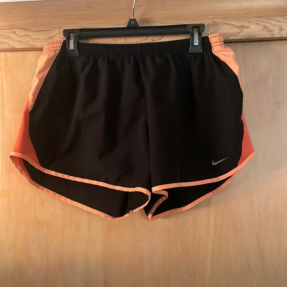 Orange nike running shorts size XL